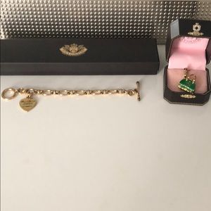 Juicy couture bracelet with charm
